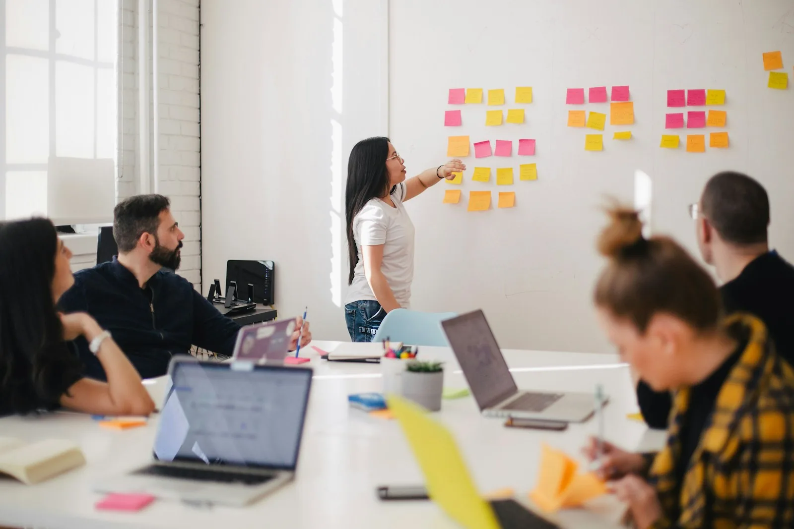 Gemeinsamer Workshop am Tisch